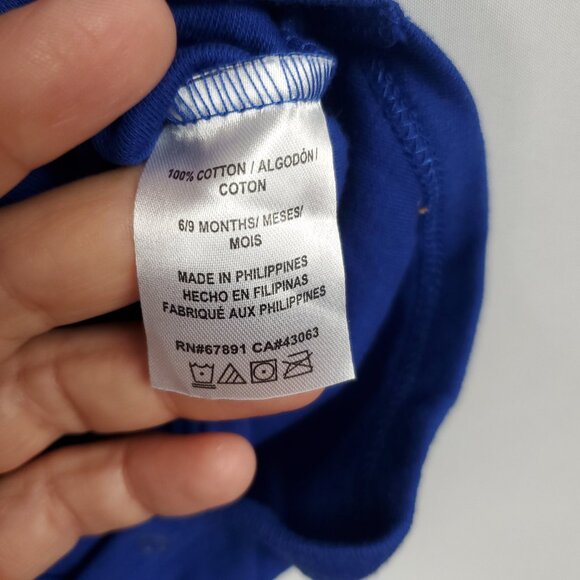 MLB Baby Texas Rangers NWT Shrt Slv Onesie Bib & Sock/Shoes Size 6-9 Mnths - Picture 7 of 7